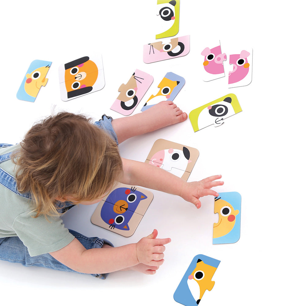 On-the-Go Puzzle – Halve ansigter 15 mdr.+