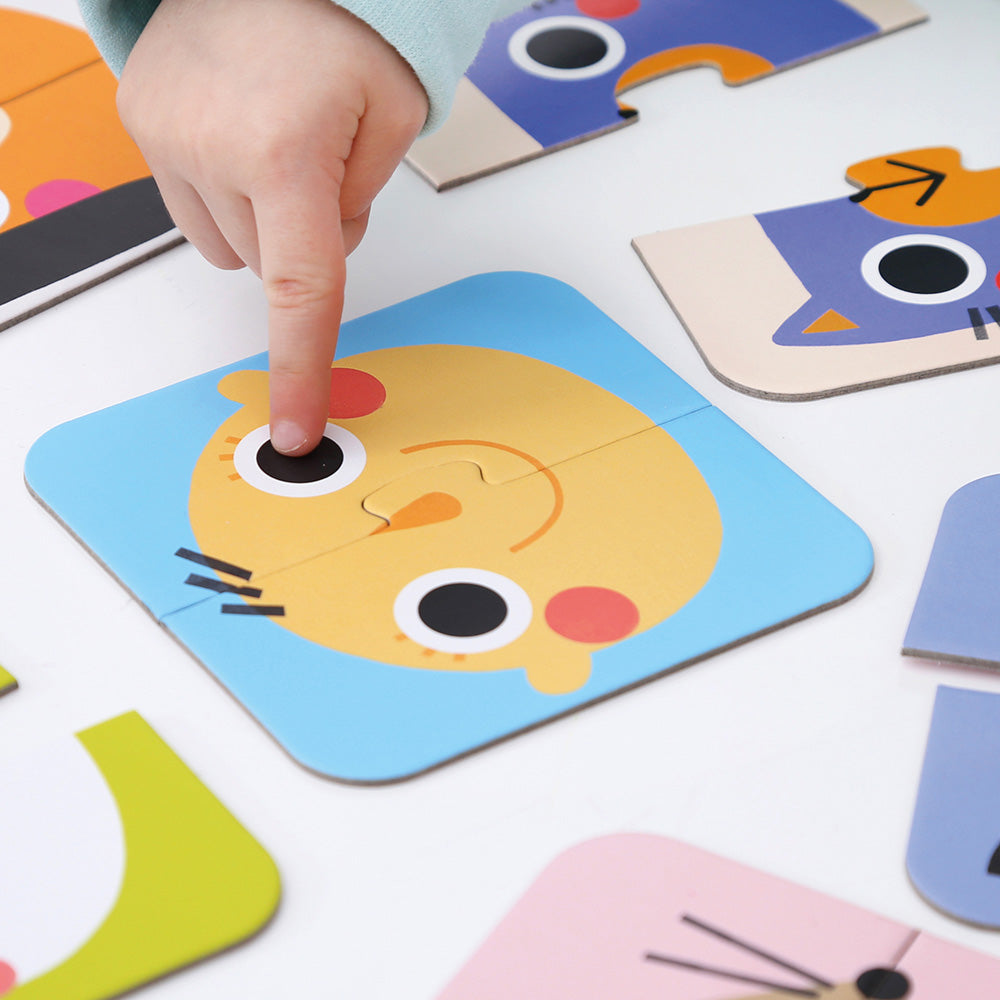 On-the-Go Puzzle – Halve ansigter 15 mdr.+