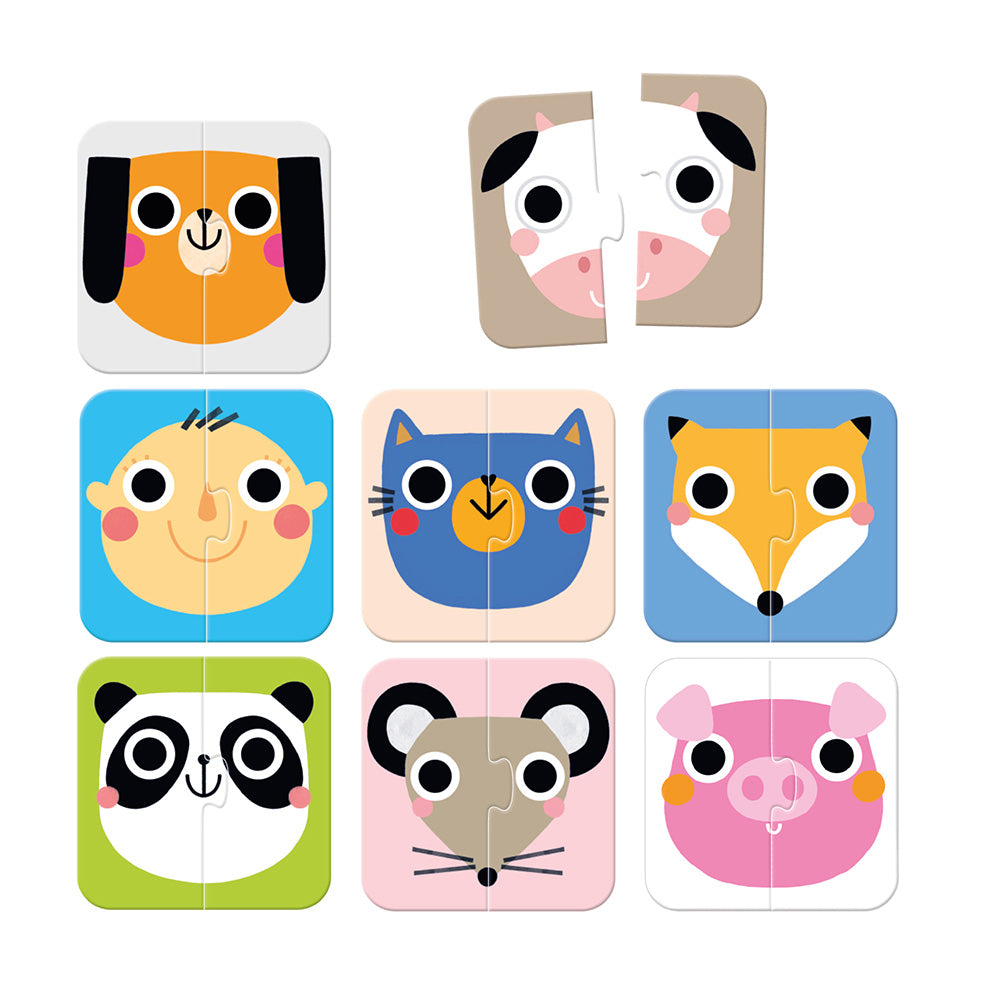 On-the-Go Puzzle – Halve ansigter 15 mdr.+