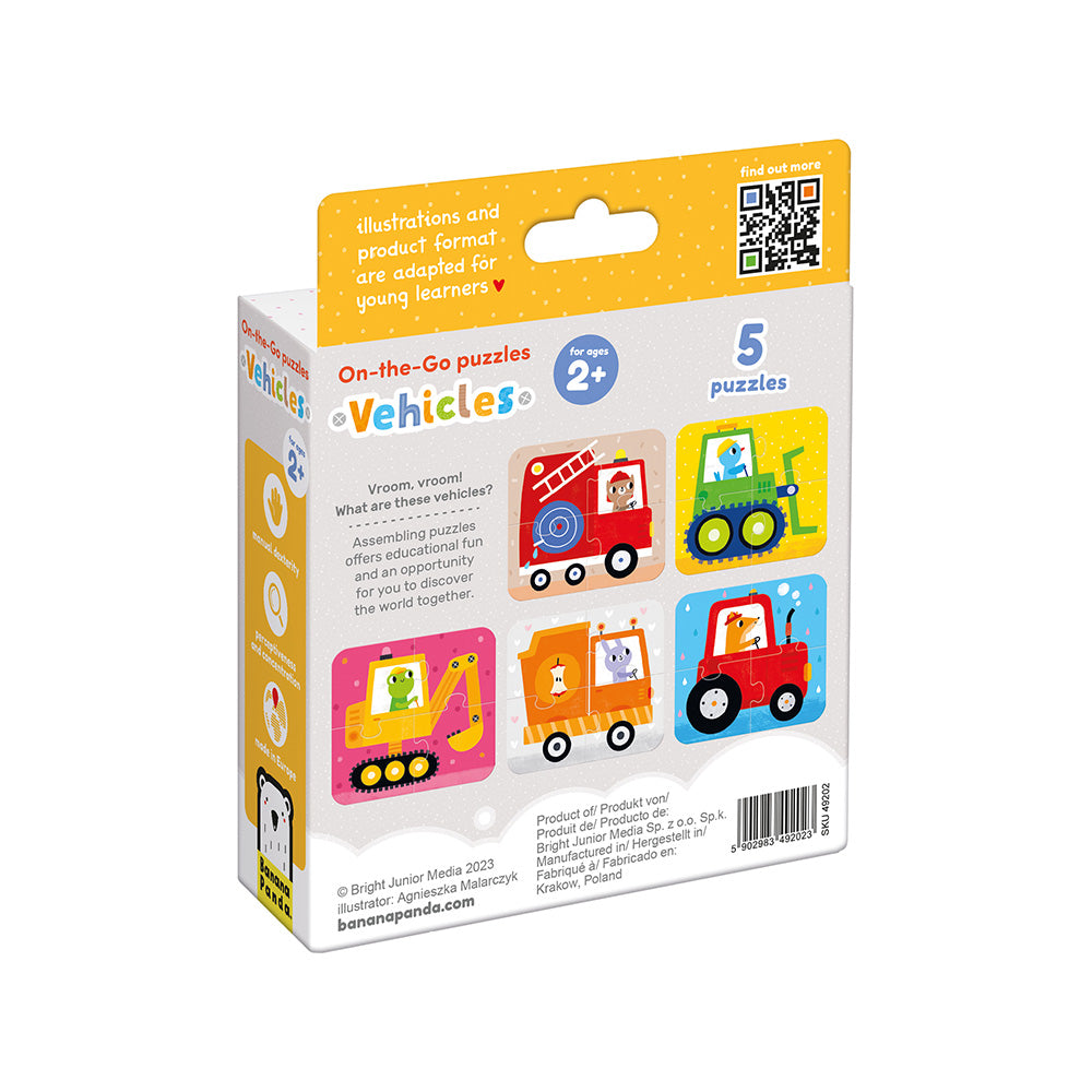 On-the-Go Puslespil – Køretøjer 2+