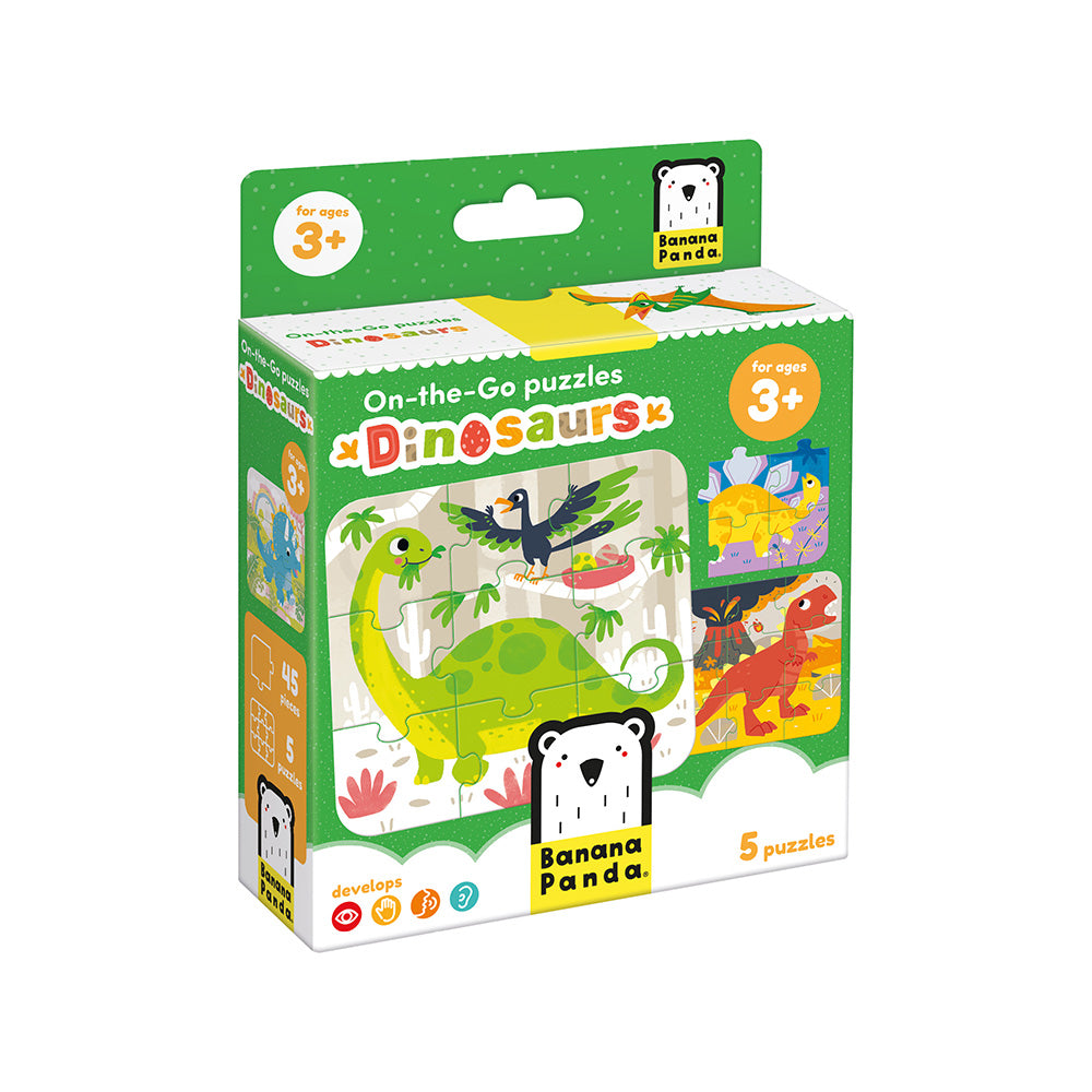 On-the-Go Puslespil – Dinosaurer 3+