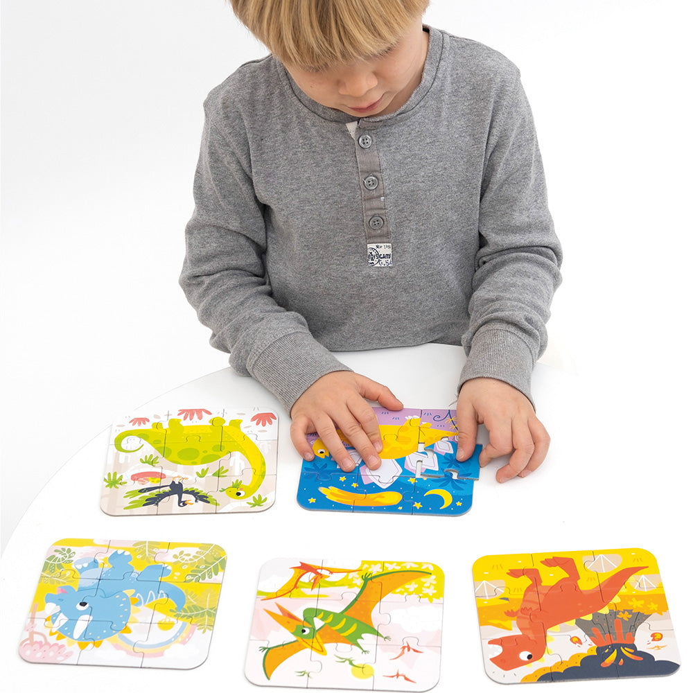 On-the-Go Puslespil – Dinosaurer 3+