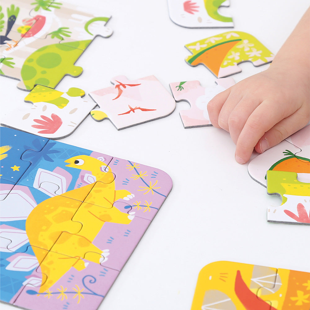 On-the-Go Puslespil – Dinosaurer 3+
