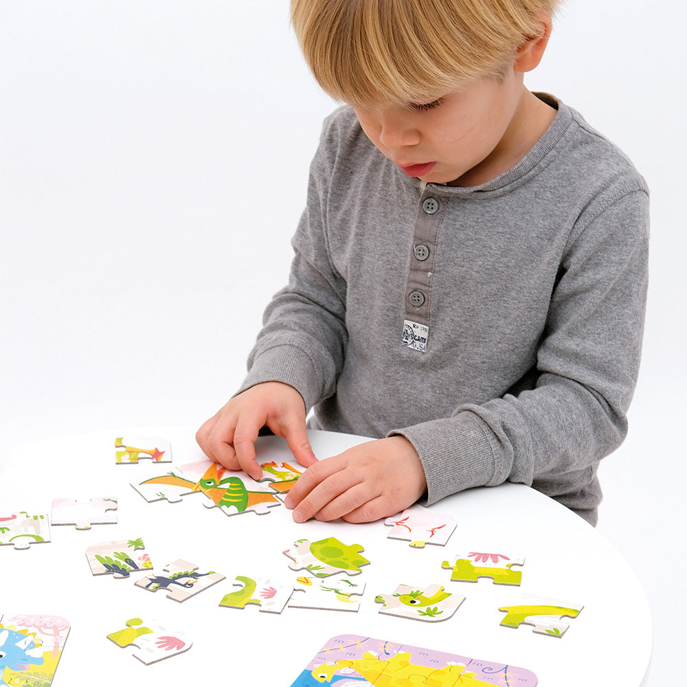 On-the-Go Puslespil – Dinosaurer 3+