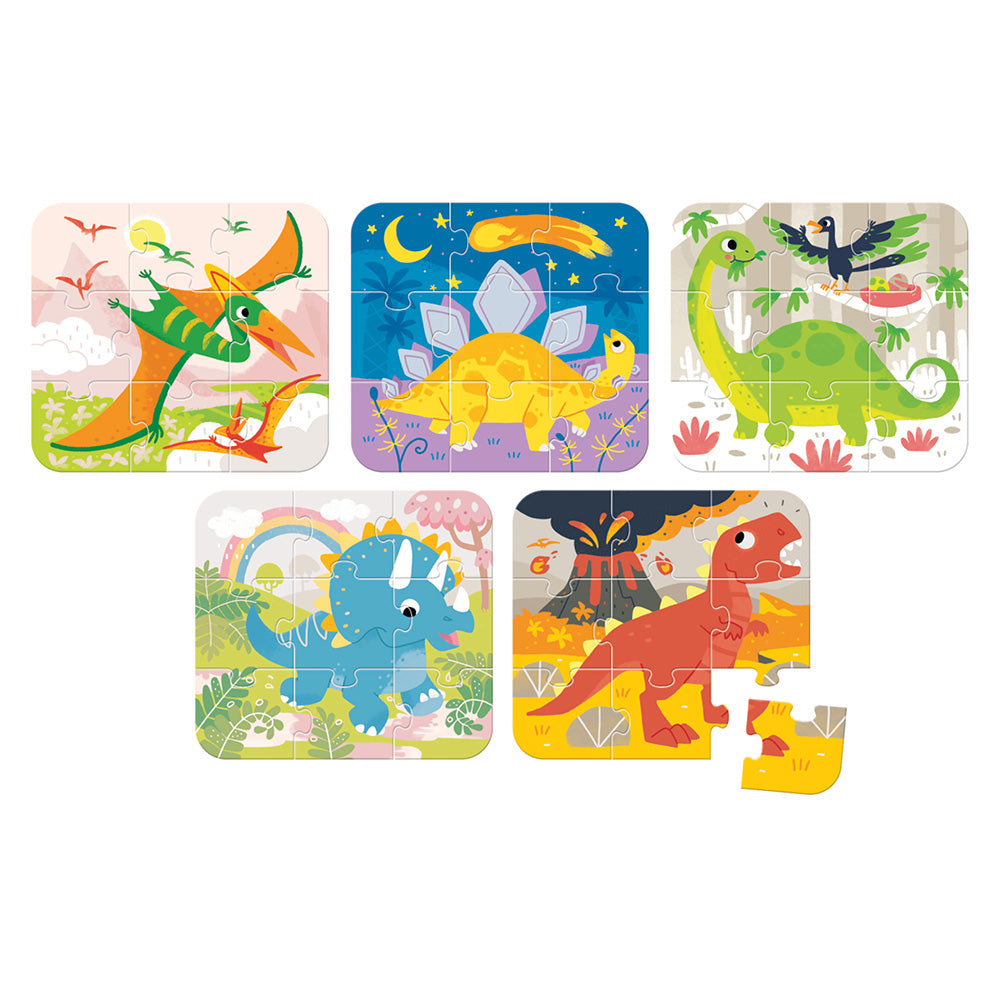 On-the-Go Puslespil – Dinosaurer 3+