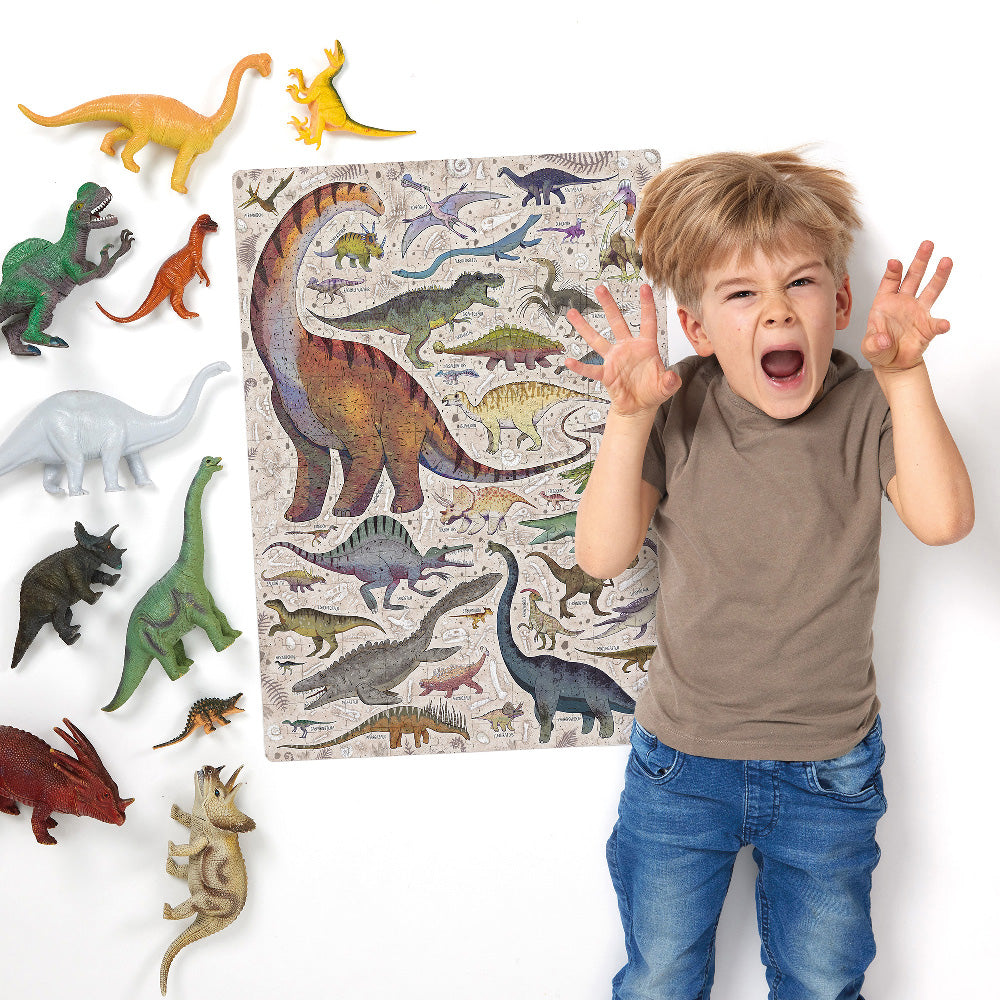 Puzzlove – Dinosaurer (200 brikker) 7+