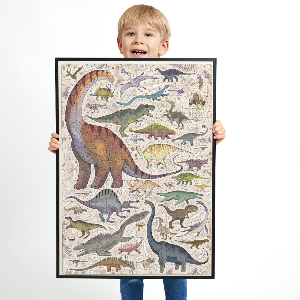 Puzzlove – Dinosaurer (200 brikker) 7+