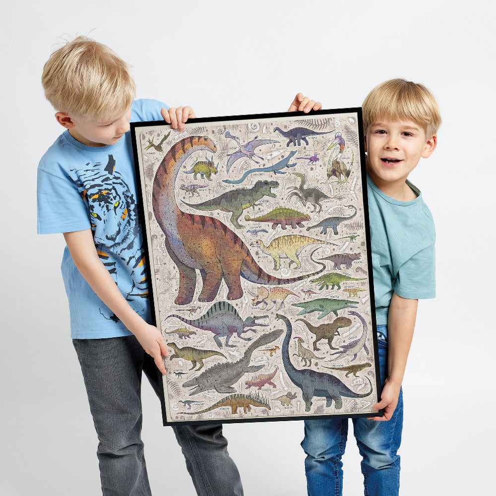 Puzzlove – Dinosaurer (200 brikker) 7+