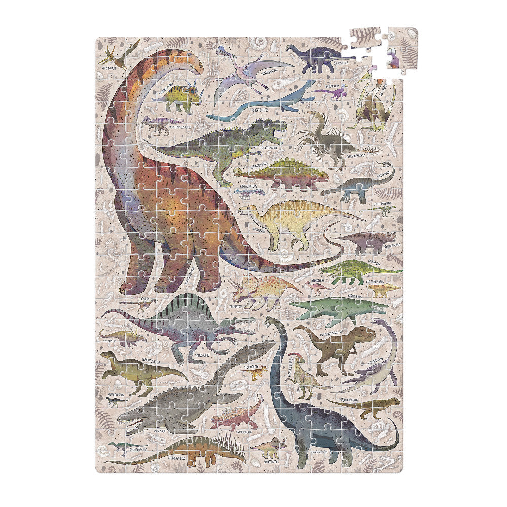 Puzzlove – Dinosaurer (200 brikker) 7+