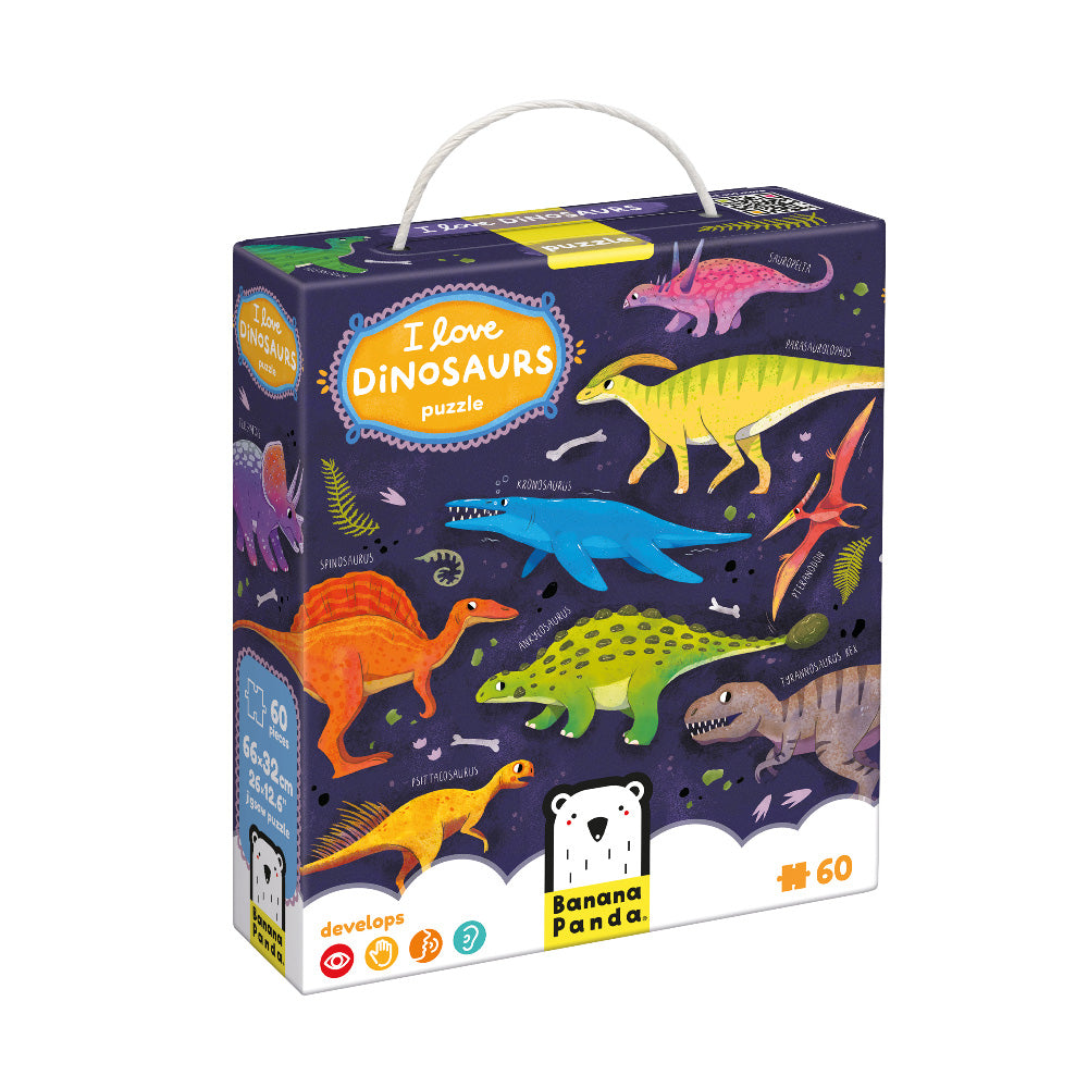 Jeg elsker dinosaurer – Puslespil 4+