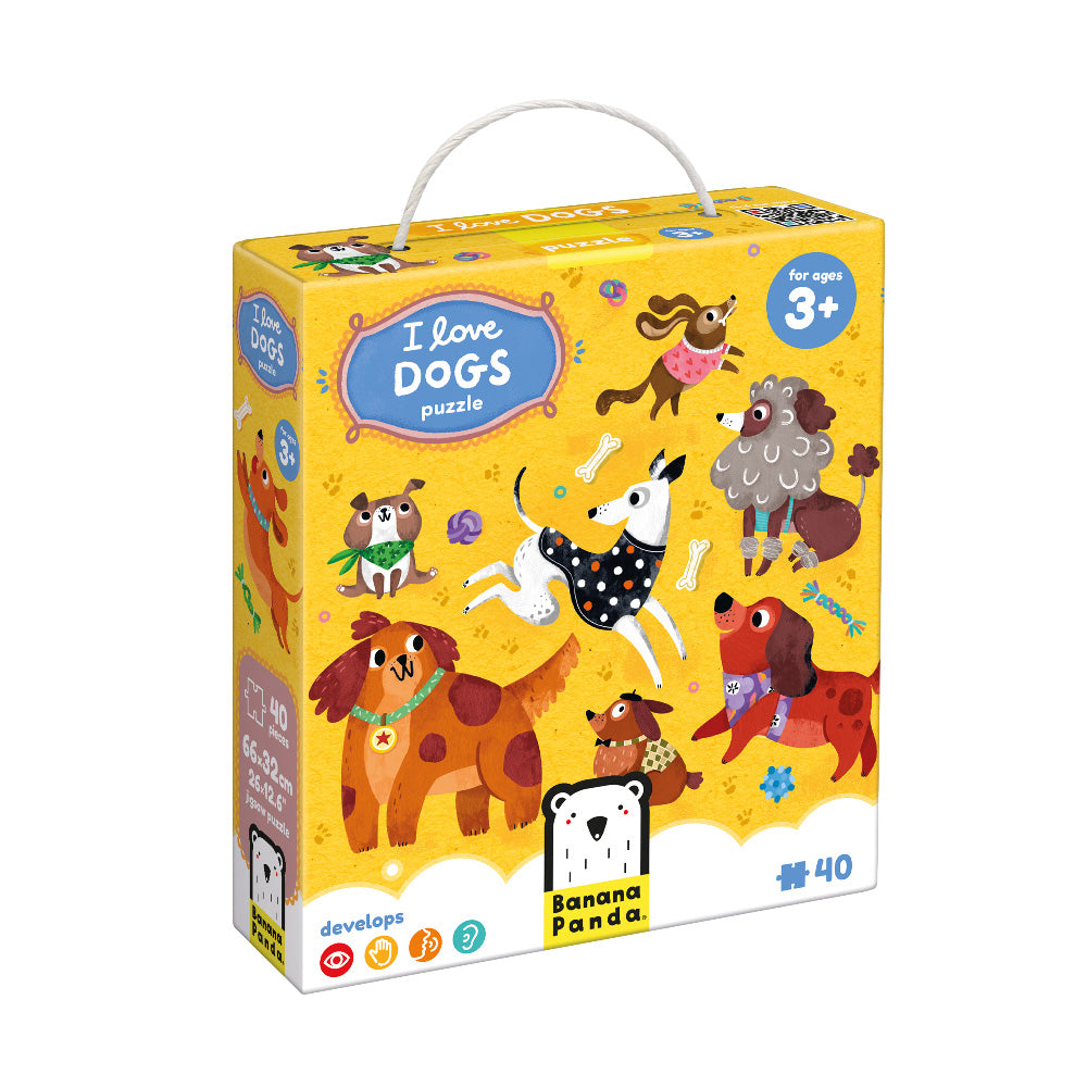 Jeg elsker hunde – Puslespil 3+