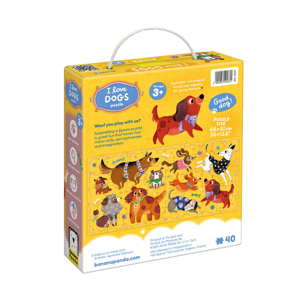 Jeg elsker hunde – Puslespil 3+