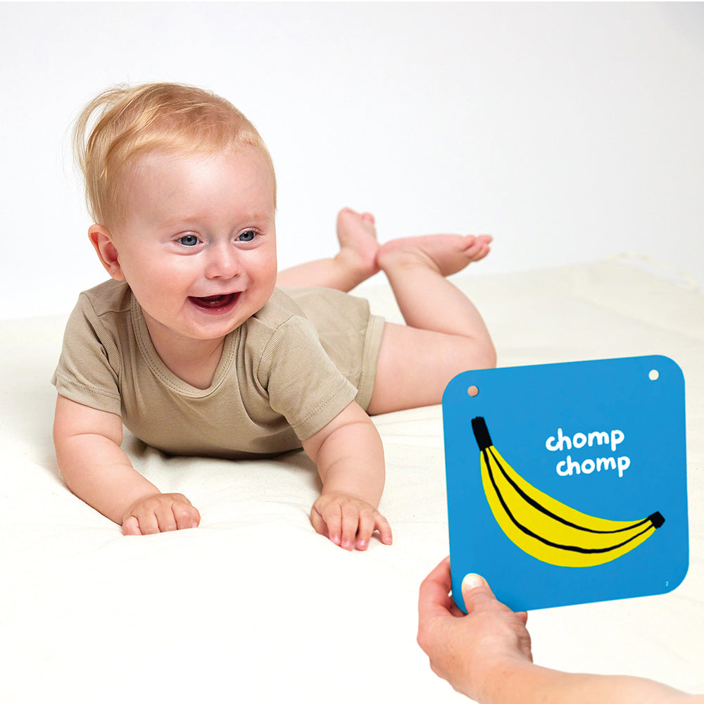 Babykort med høj kontrast 6 mdr.+ / 9 mdr.+