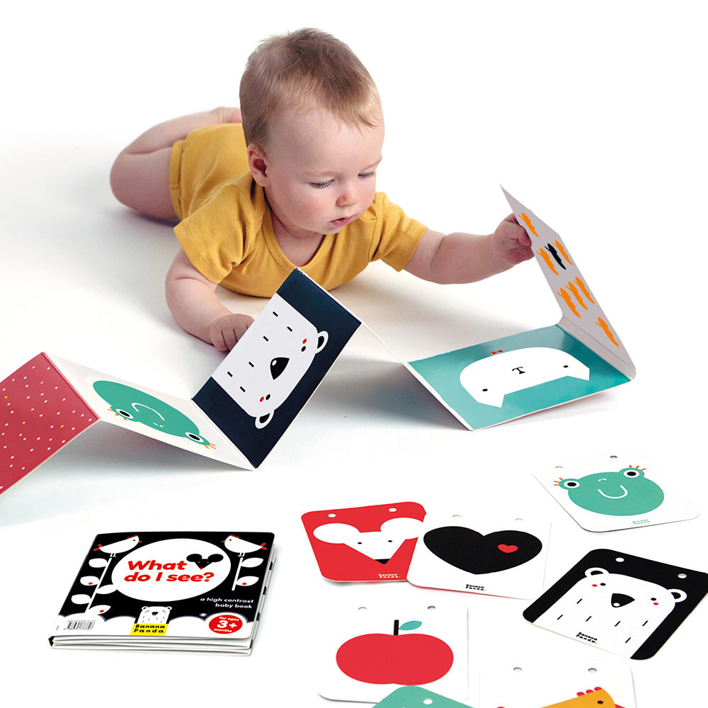 Baby-pakke med høj kontrast 0+/3 mdr.+/6 mdr.+