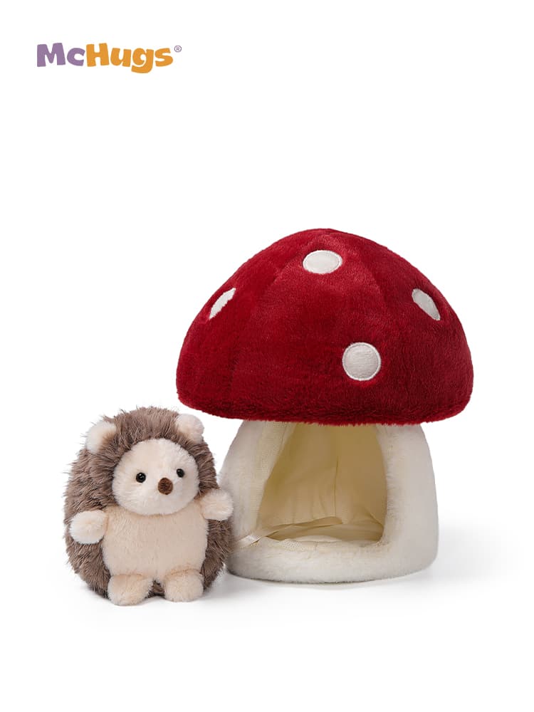 Pindsvin med svampehus