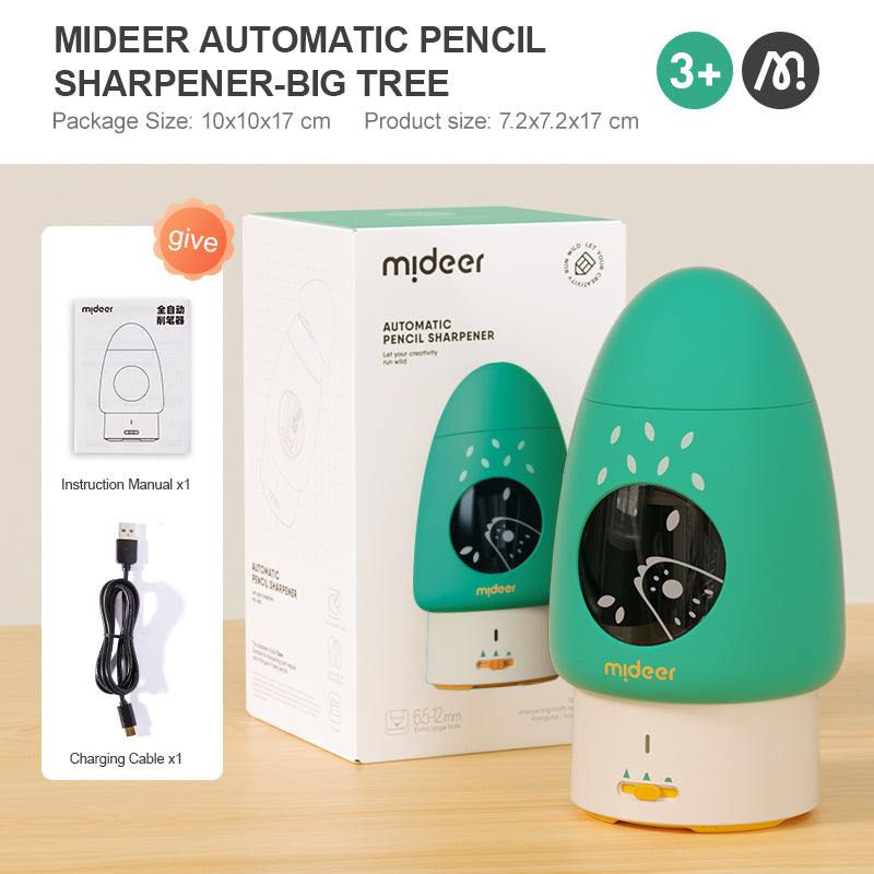 mideer Automatisk blyantspidser - Stort træ
