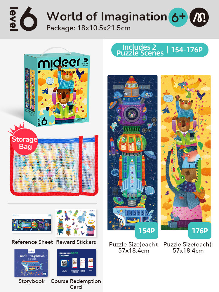 Level Up! Puslespil – Fantasiverden