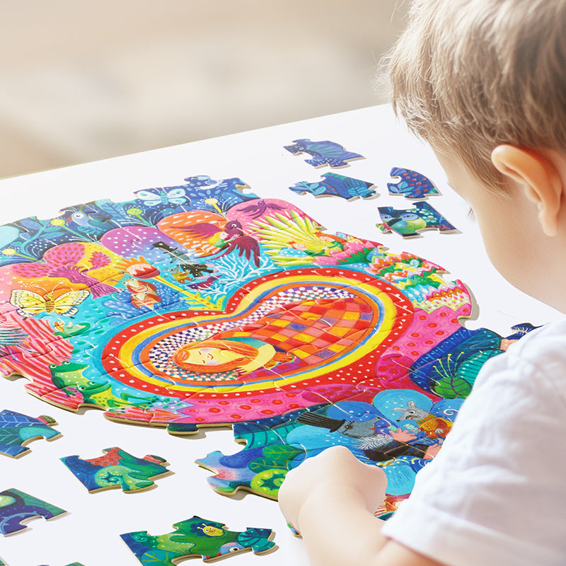 mideer Kunstner-eventyrpuslespil – Tommelise