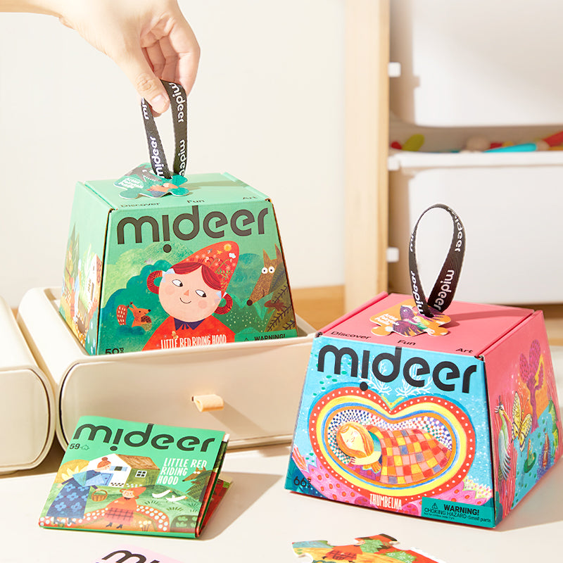 mideer Kunstner-eventyrpuslespil – Tommelise