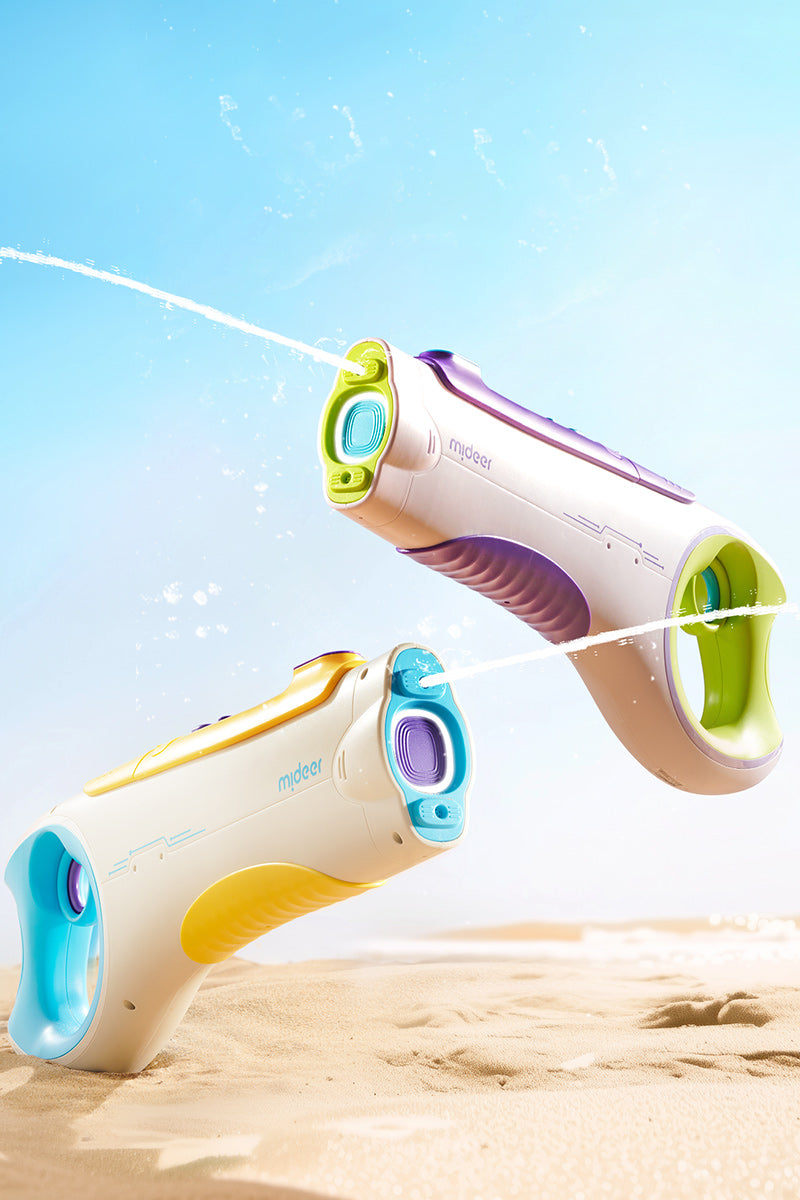 mideer Super Blaster elektrisk vandpistol – Gul & Blå