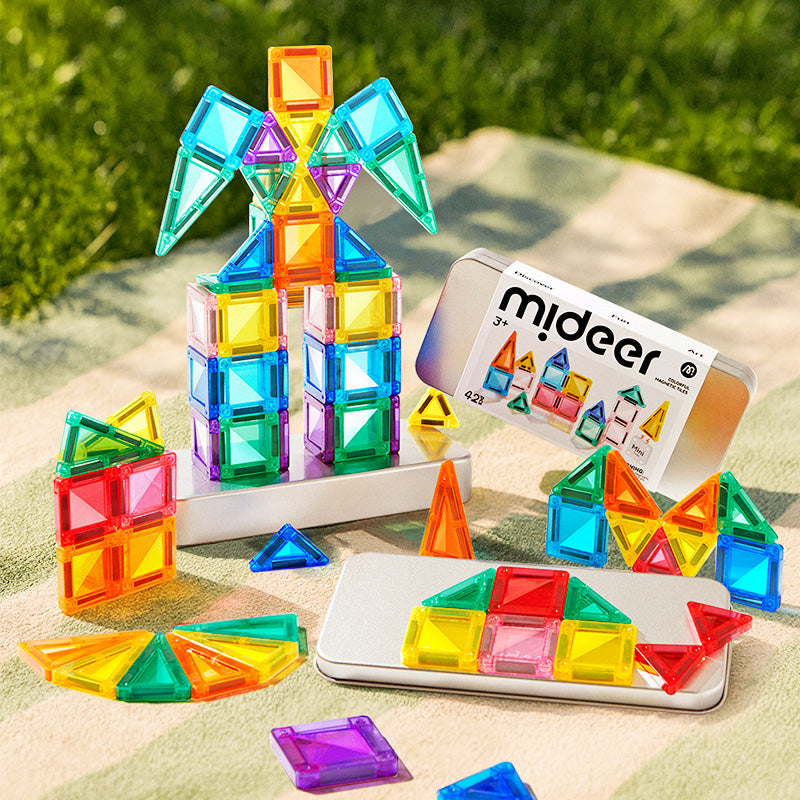 mideer Farverige magnetiske miniplader