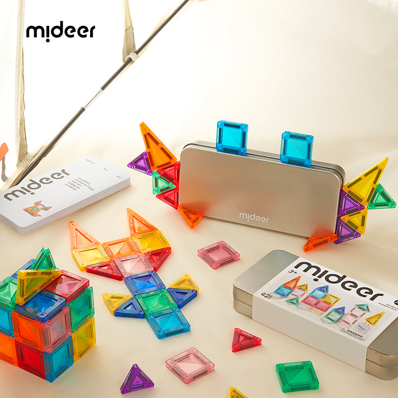 mideer Farverige magnetiske miniplader