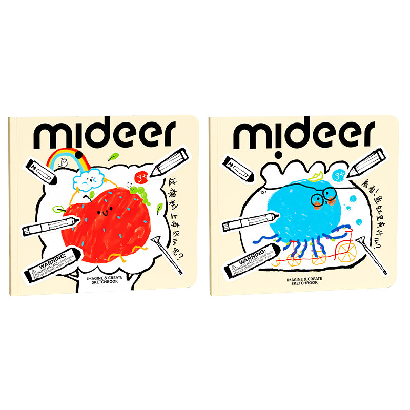 mideer Forestil dig & Skab skitsebog – Lille verden