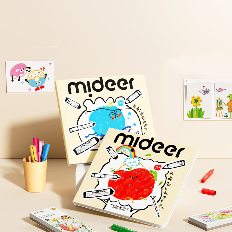 mideer Forestil dig & Skab skitsebog – Lille verden
