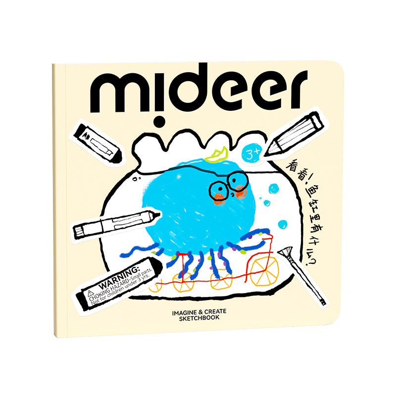 mideer Forestil dig & Skab skitsebog – Lille verden