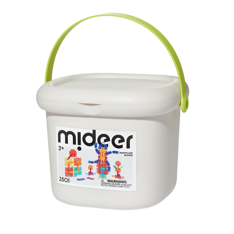 mideer Farverige. halvgennemsigtige snefnugklodser - 150 dele