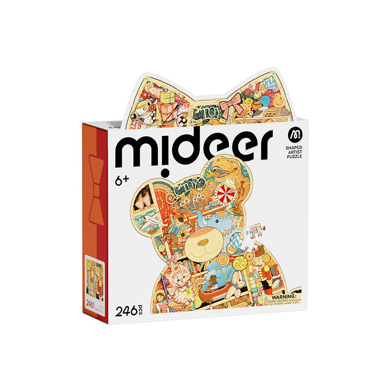 mideer Formpuslespil – Bjørnens hjem