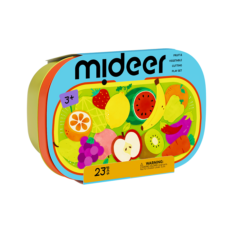 mideer Skæresæt med legemad - Frugt og grønt