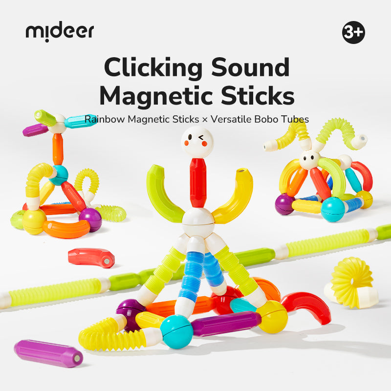 mideer Regnbue magnetiske byggestave – 26 dele