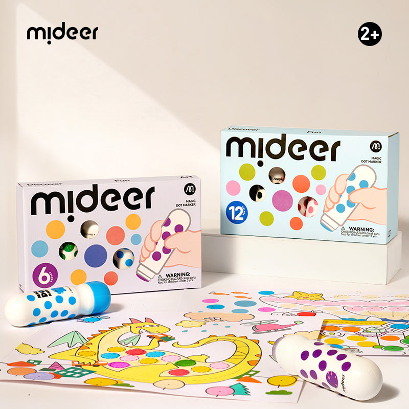 mideer Magiske priktuscher - 6 stk.
