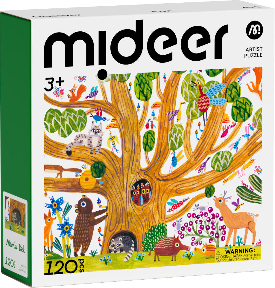 mideer Kunstnerpuslespil – Livets træ