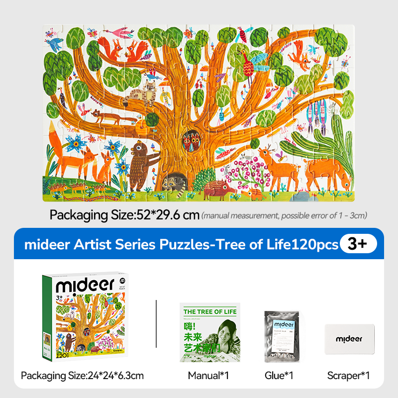 mideer Kunstnerpuslespil – Livets træ