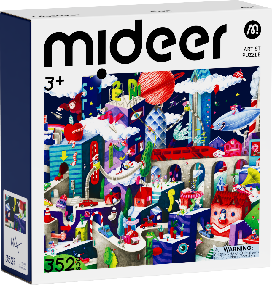 mideer Kunstnerpuslespil – Metropol