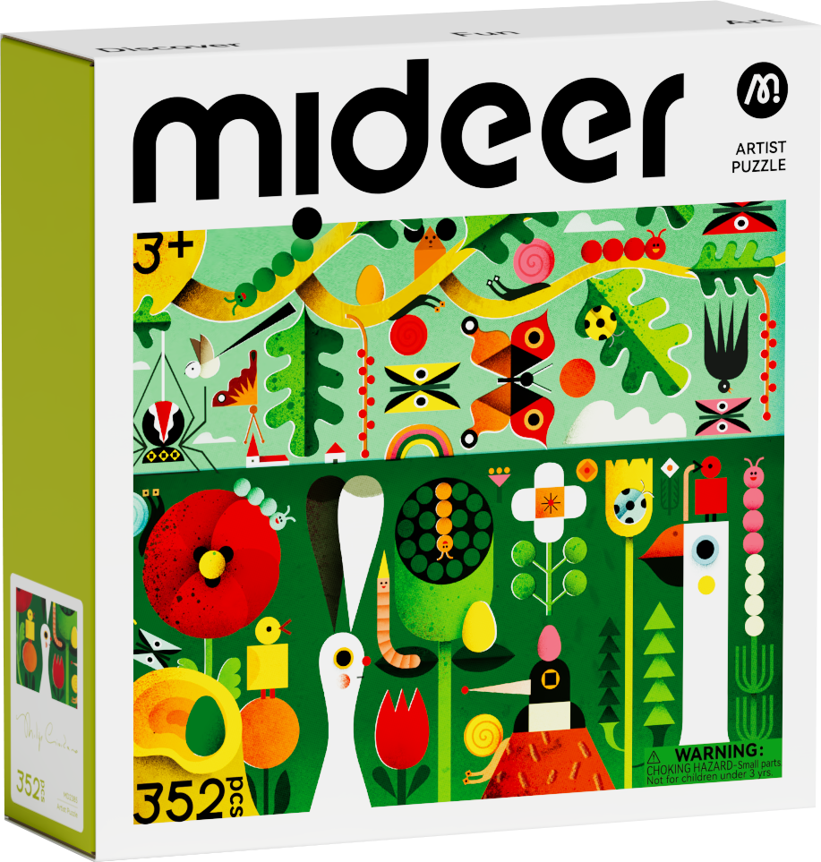 mideer Kunstnerpuslespil – Summende forår