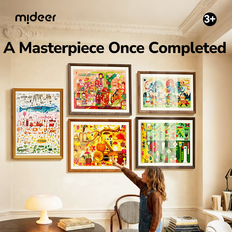 mideer Kunstnerpuslespil – Summende forår