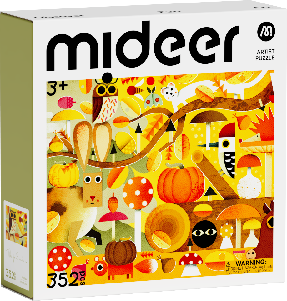 mideer Kunstnerpuslespil – Efterårshvisken