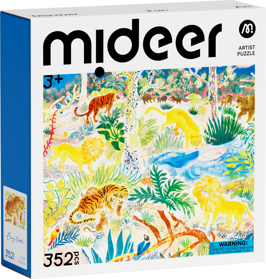 mideer Kunstnerpuslespil – Junglemåne