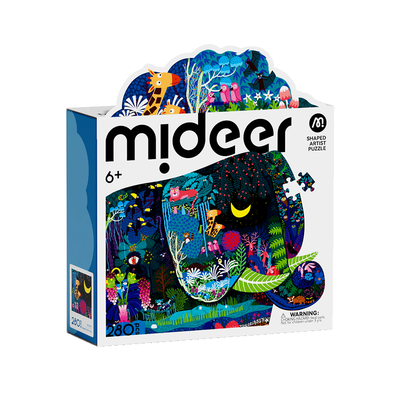mideer Formpuslespil – Elefantens drøm