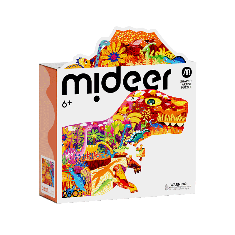 mideer Formpuslespil – Dinosaurernes verden