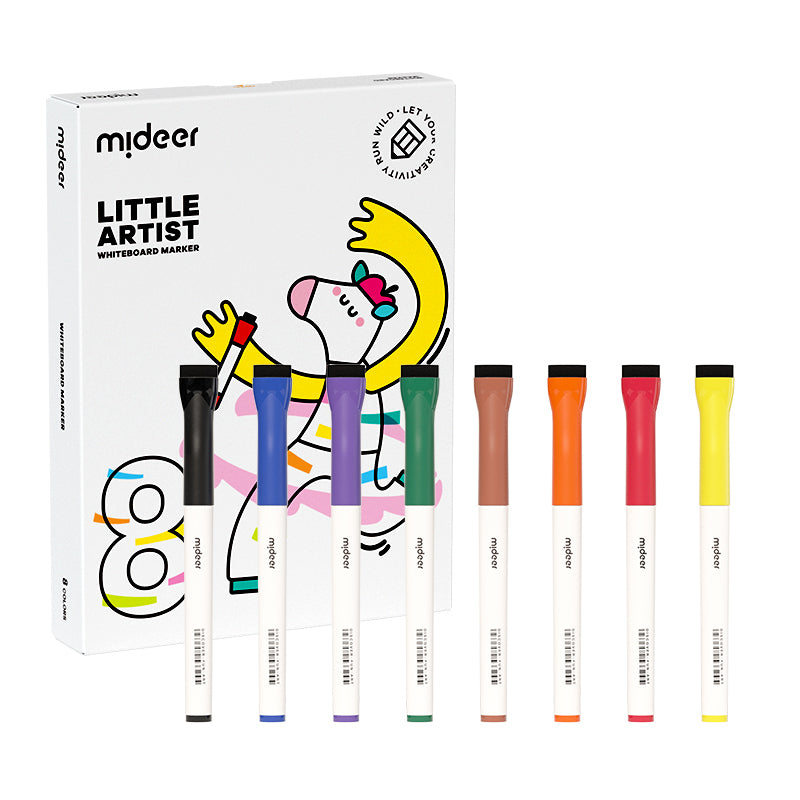 mideer Little Artist Whiteboard-tuscher – 8 farver