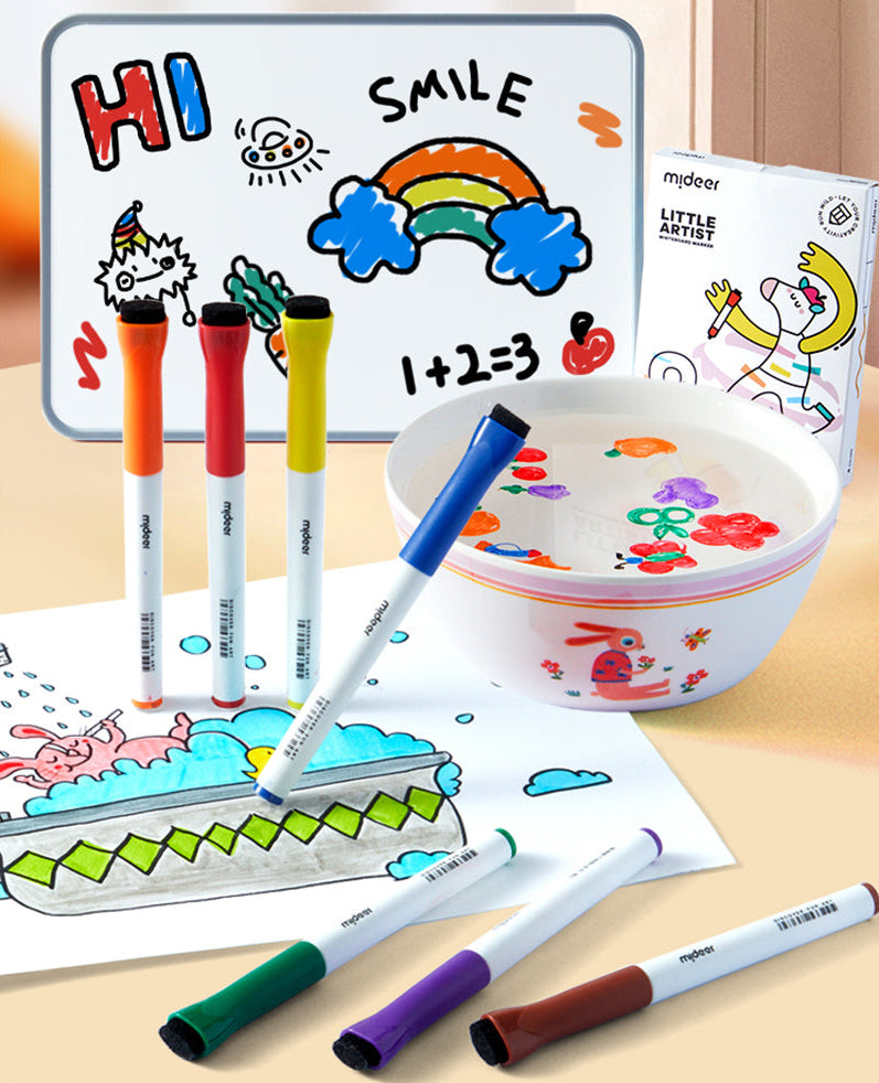 mideer Little Artist Whiteboard-tuscher – 8 farver