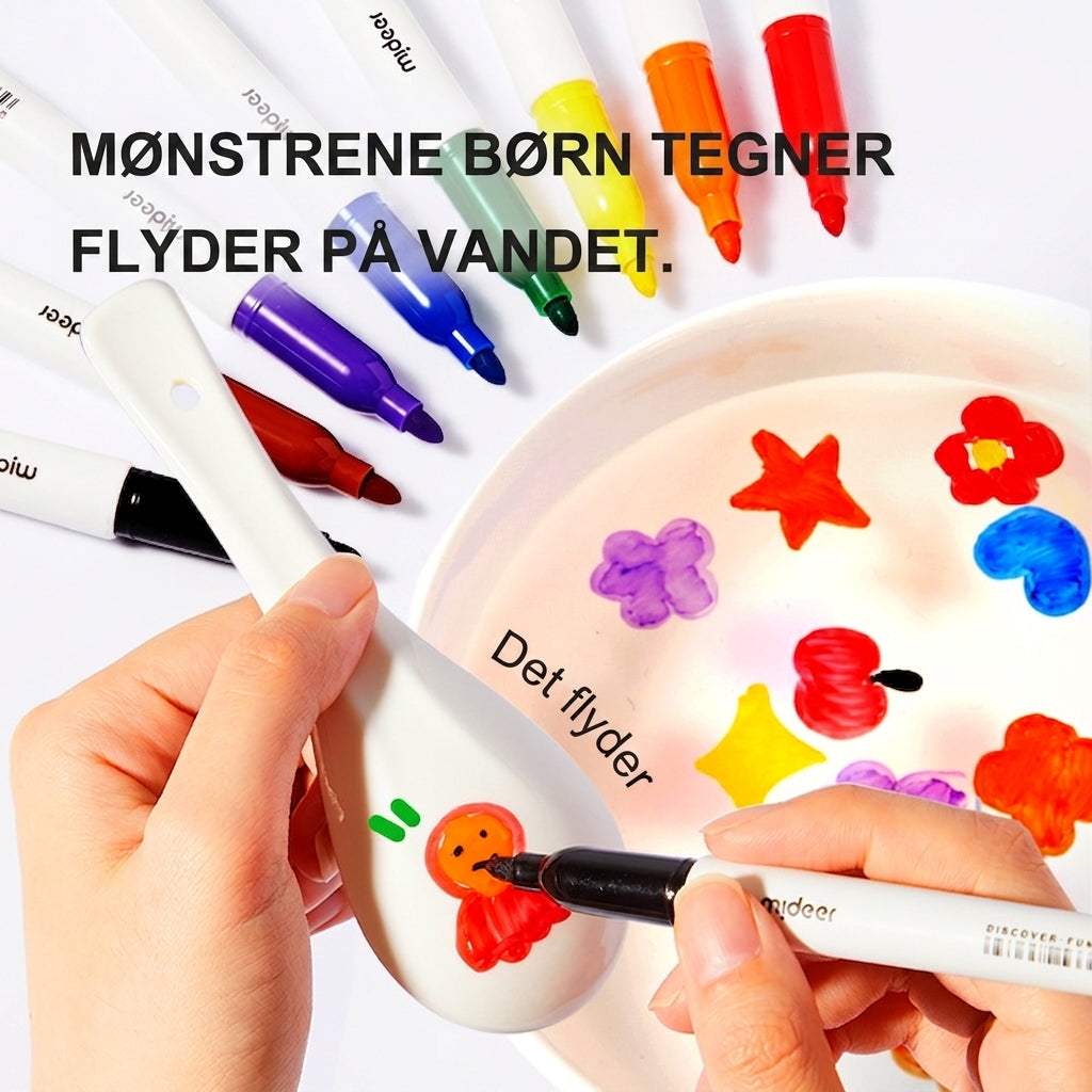mideer Little Artist Whiteboard-tuscher – 8 farver