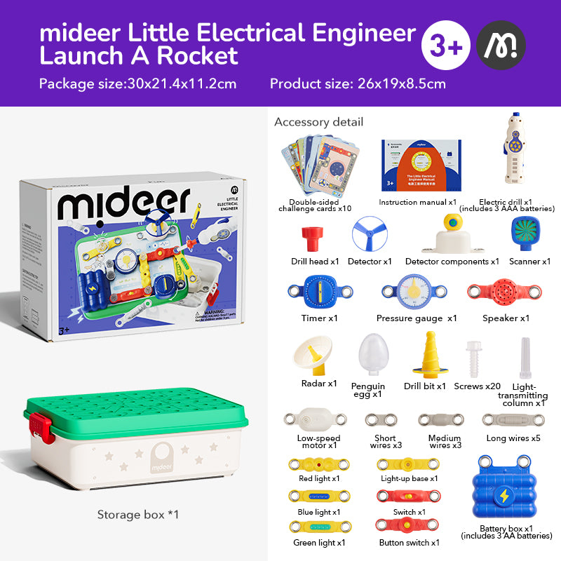 mideer Lille elektroingeniør - Affyr en raket