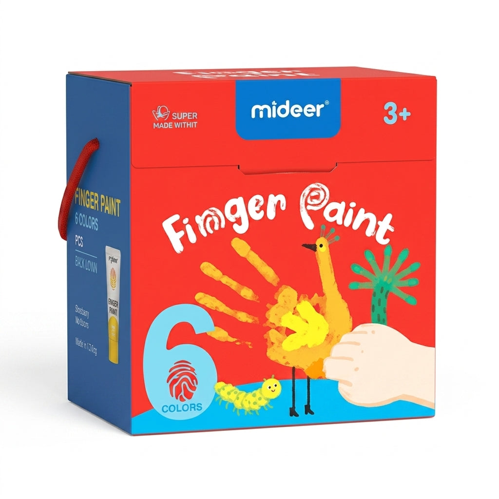 mideer Fingermaling – 6 farver