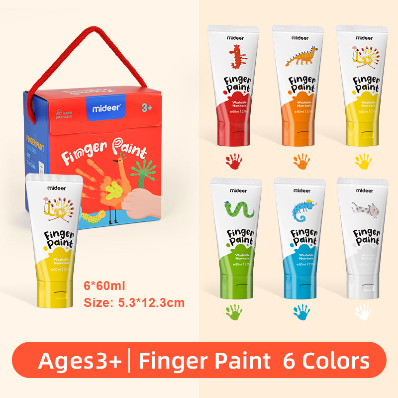 mideer Fingermaling – 6 farver