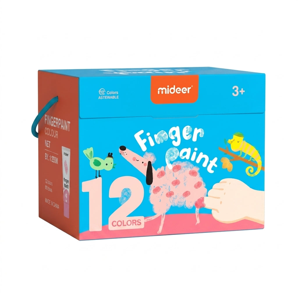 mideer Fingermaling – 12 farver